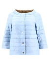 Herno Quilted Reversible Down Jacket Jackets Light Blue