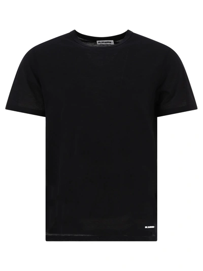 Jil Sander Love Is The Beginning T-shirt In Nero