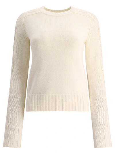 Max Mara Berlina Cashmere Sweater In White