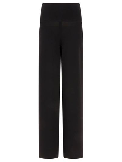 Norma Kamali Elephant Trousers In Black