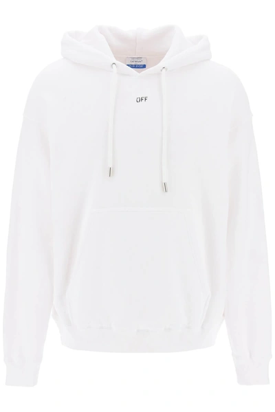 OFF-WHITE OFF WHITE SKATE HOODIE WITH OFF LOGO