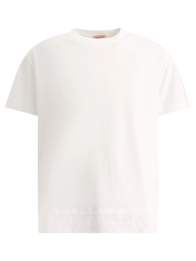 Valentino T Shirt With Toile Iconographe Detail In White