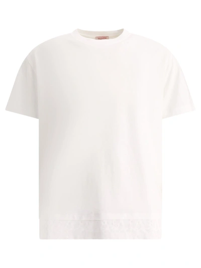 VALENTINO VALENTINO T SHIRT WITH TOILE ICONOGRAPHE DETAIL