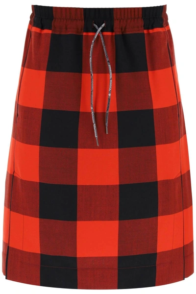 Vivienne Westwood Plaid-check Wool Skirt In Multi-colored