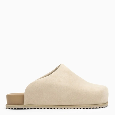 Yume Yume Beige Mules Truck In Leatherette