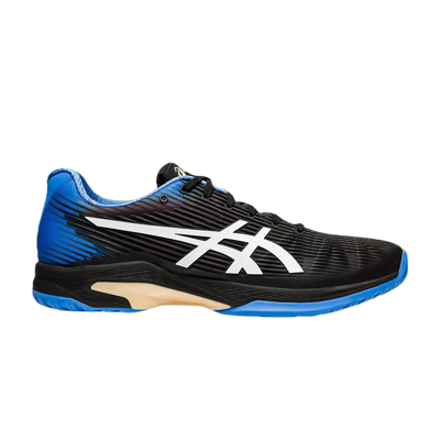Pre-owned Asics Solution Speed Ff 'blue Coast' In Black