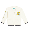 KENZO EMBROIDERED COTTON-BLEND CARDIGAN