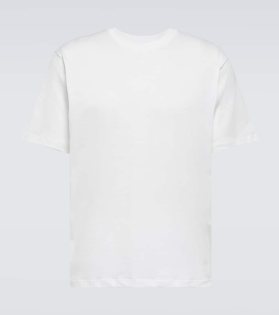 Lardini Cotton And Silk T-shirt In White