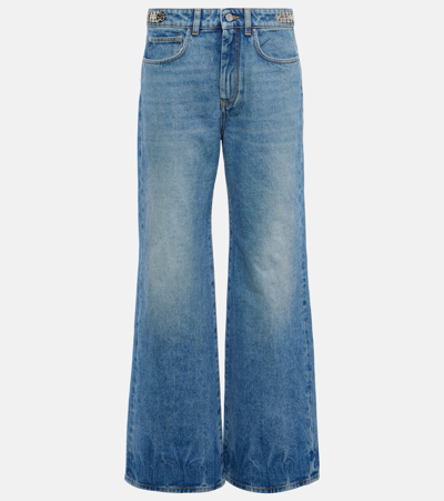 Rabanne Wide-leg Jeans In Denim