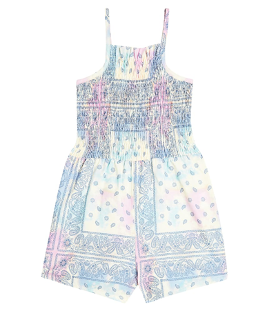 The New Society Kids' Downtown Printed Cotton Playsuit