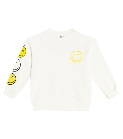 Marc Jacobs Kids' Printed Cotton Jersey Sweatshirt In Ivory
