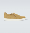 MANOLO BLAHNIK NADORES SUEDE SNEAKERS