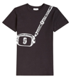 Marc Jacobs Cotton Jersey Interlock Dress In Black