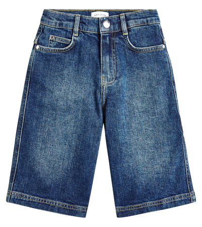 Marc Jacobs Kids' Denim Shorts In Denim Blue