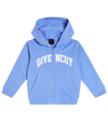 GIVENCHY LOGO COTTON-BLEND JERSEY HOODIE