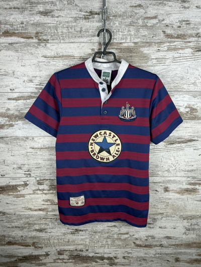 Pre-owned Soccer Jersey Mens Vintage Newcastle United Fc  T-shirt Tee (size Small) In Multicolor