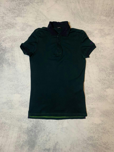 Pre-owned Dolce & Gabbana Luxury Man Polo Tee In Green