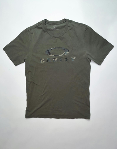 Pre-owned Archival Clothing X Oakley Military Oakley T Shirt Center Logo Gorpcore In Kaki Camouflage