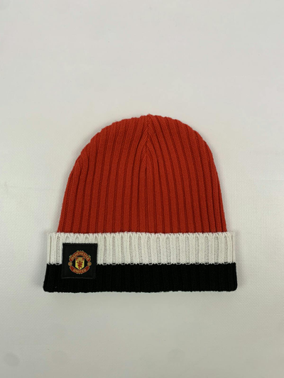 Pre-owned Hat X Manchester United Soccer Beanie Hat In Red
