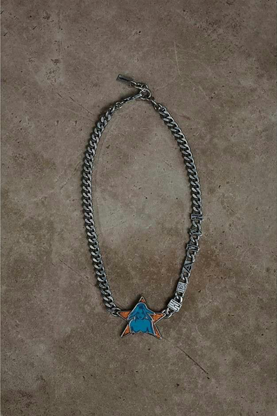 Pre-owned Heaven By Marc Jacobs Marc Jacobs Heaven Star Necklace In Silver