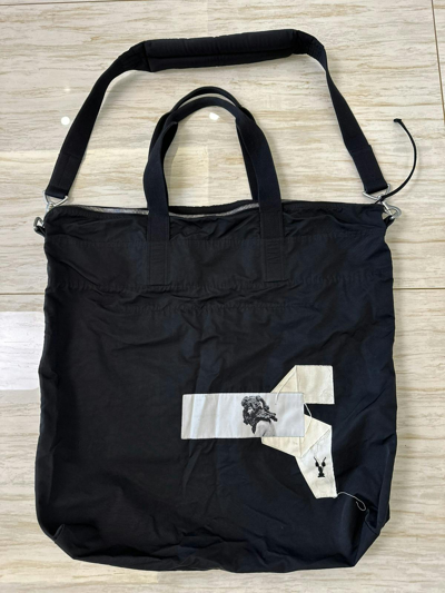 Pre-owned Rick Owens Tote Bag Shoulder Bag In Black