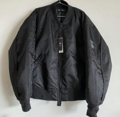 Pre-owned Jun Takahashi X Undercover Bomber Jacket Ma-1 Black For Gu