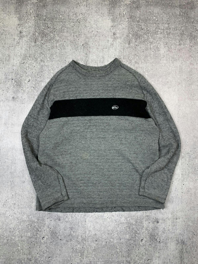 Pre-owned Avant Garde X Vintage Grey Quiksilver Wool Crewneck Sweater Pullover In Cream