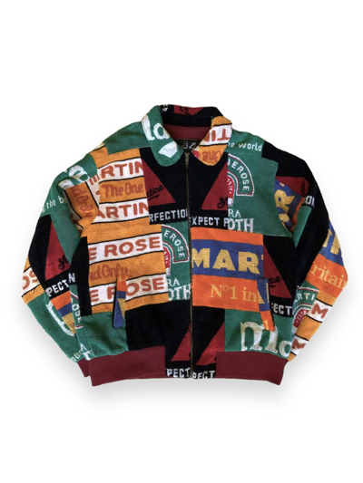 Pre-owned Martine Rose Fw18 Beermat Bomber Jacket In Multicolor