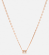 SUZANNE KALAN 18KT ROSE GOLD NECKLACE WITH DIAMONDS