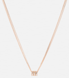 Suzanne Kalan 18kt Rose Gold Necklace With Diamonds In Pink