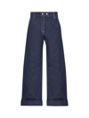 BABY DIOR BABY DIOR BUTTON DETAILED WIDE LEG JEANS