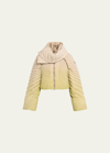 MONCLER GENIUS RADIANCE CONVERTIBLE OVERSIZED JACKET WITH FUNNEL NECK