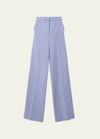 Altuzarra Laski Mid-rise Wide-leg Pants In Eventide