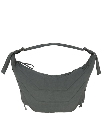 Lemaire Large Soft Game Bag In Grey