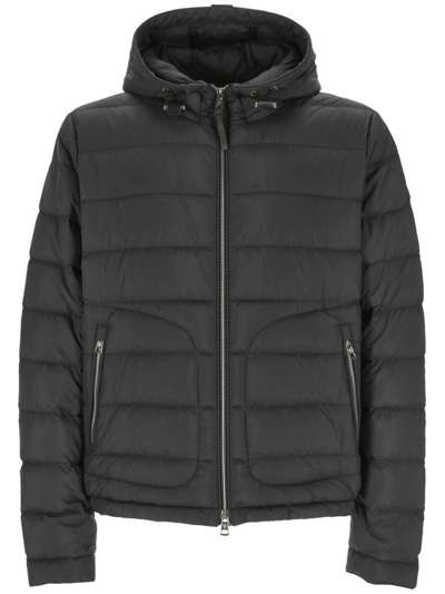 Moncler Padded Zipped Jacket In Black