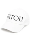 Patou Logo-embroidered Baseball Cap In White