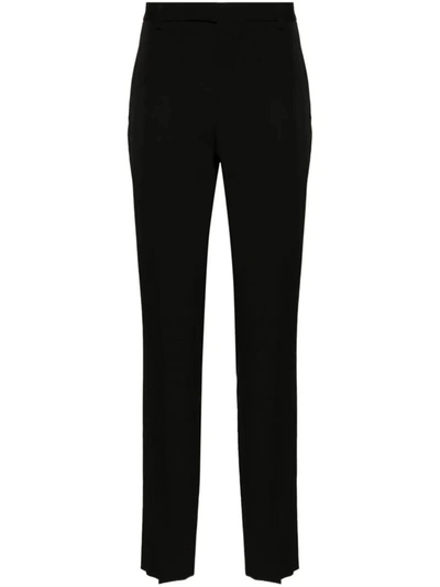 Saint Laurent Tailored Slim-fit Trousers In Black
