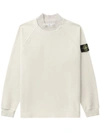 Stone Island Round Neck Jumper In Nude & Neutrals