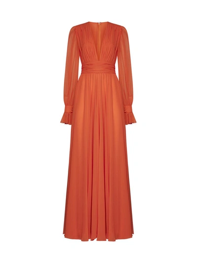 Blanca Vita Dresses In Orange