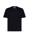 Brunello Cucinelli Brunello Cucinlli V-neck T-shirt In Blue