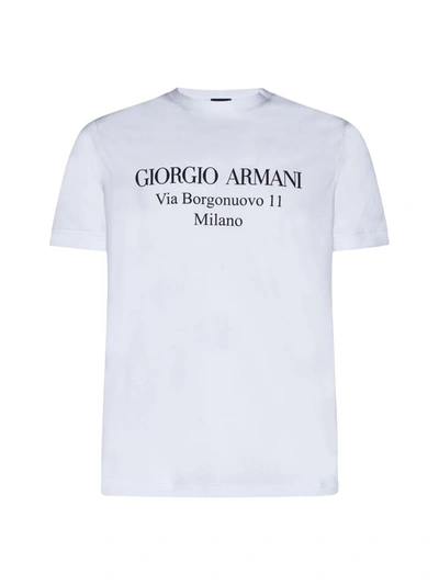 Giorgio Armani T-shirts And Polos In White