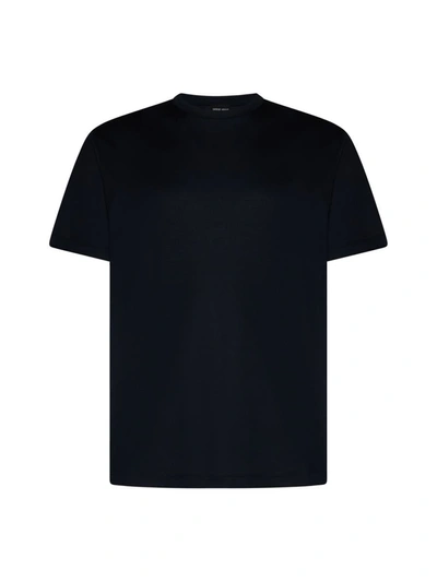 Giorgio Armani T-shirts And Polos In Blue