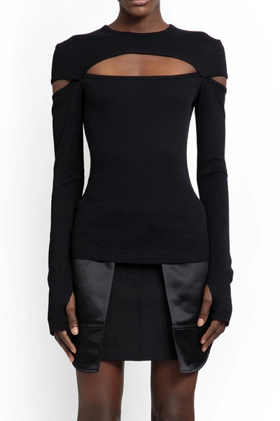 Helmut Lang Tops In Black