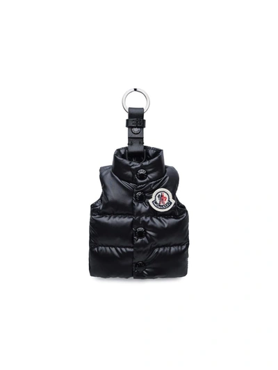 Moncler 马甲造型钥匙扣 In Black