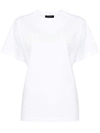 Mugler Logo-print Cotton T-shirt In White