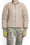 Rick Owens X Moncler Radiance Down Flight Jacket In Brown