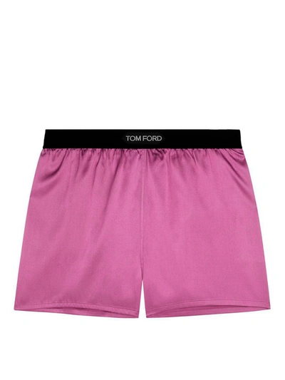 Tom Ford Shorts In Pink & Purple