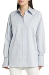 CLOSED ICONIC SOLID STRETCH COTTON BUTTON-UP SHIRT