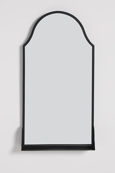 Anthropologie Evey Shelved Mirror In Metallic