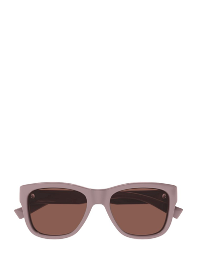 Saint Laurent Eyewear Round In Pink